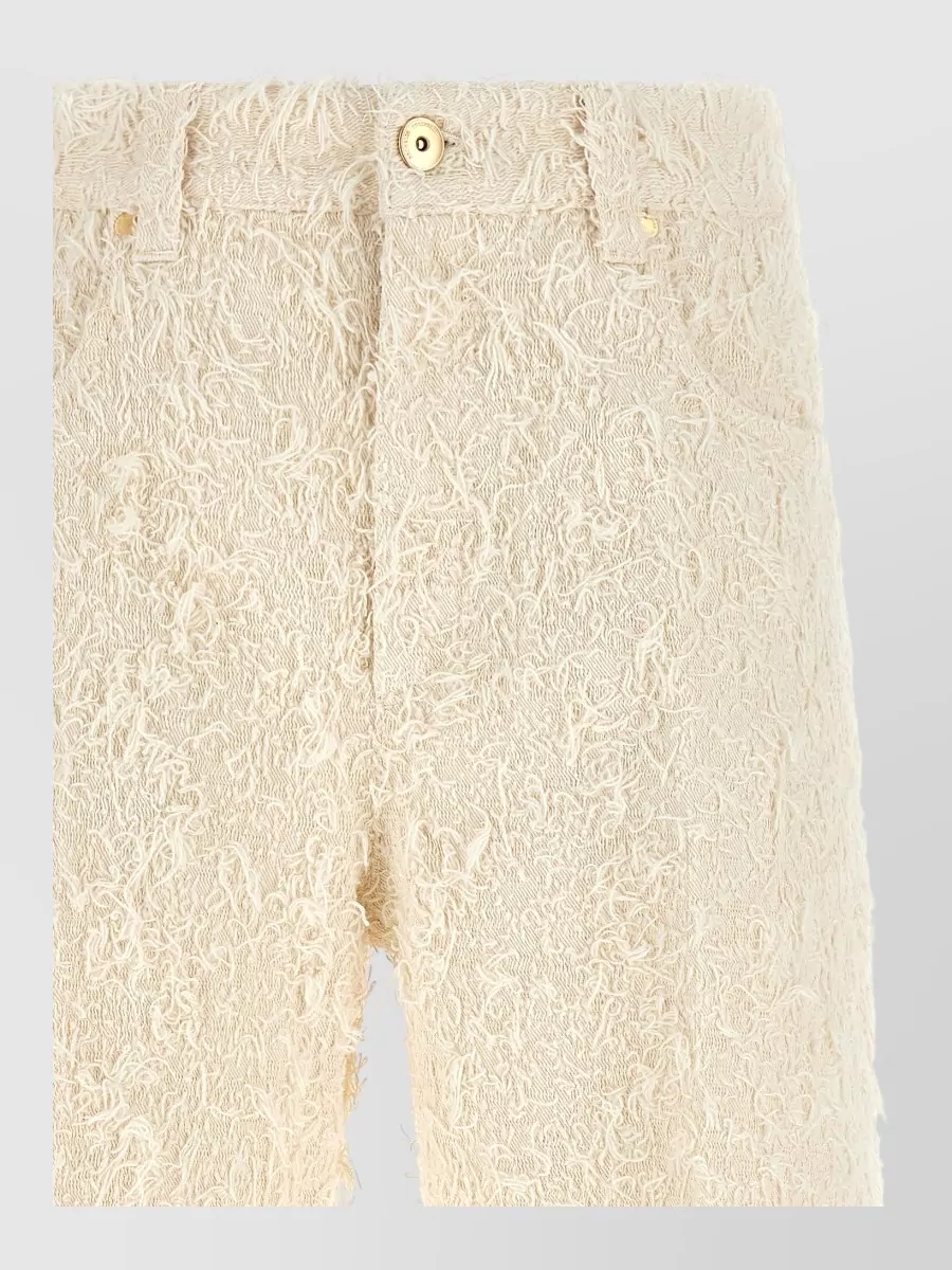 Brunello Cucinelli High-Rise Cropped Straight-Leg Denim Trousers