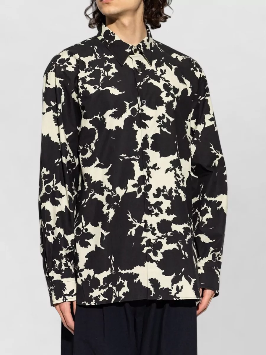 Dries Van Noten Patterned Cotton Shirt