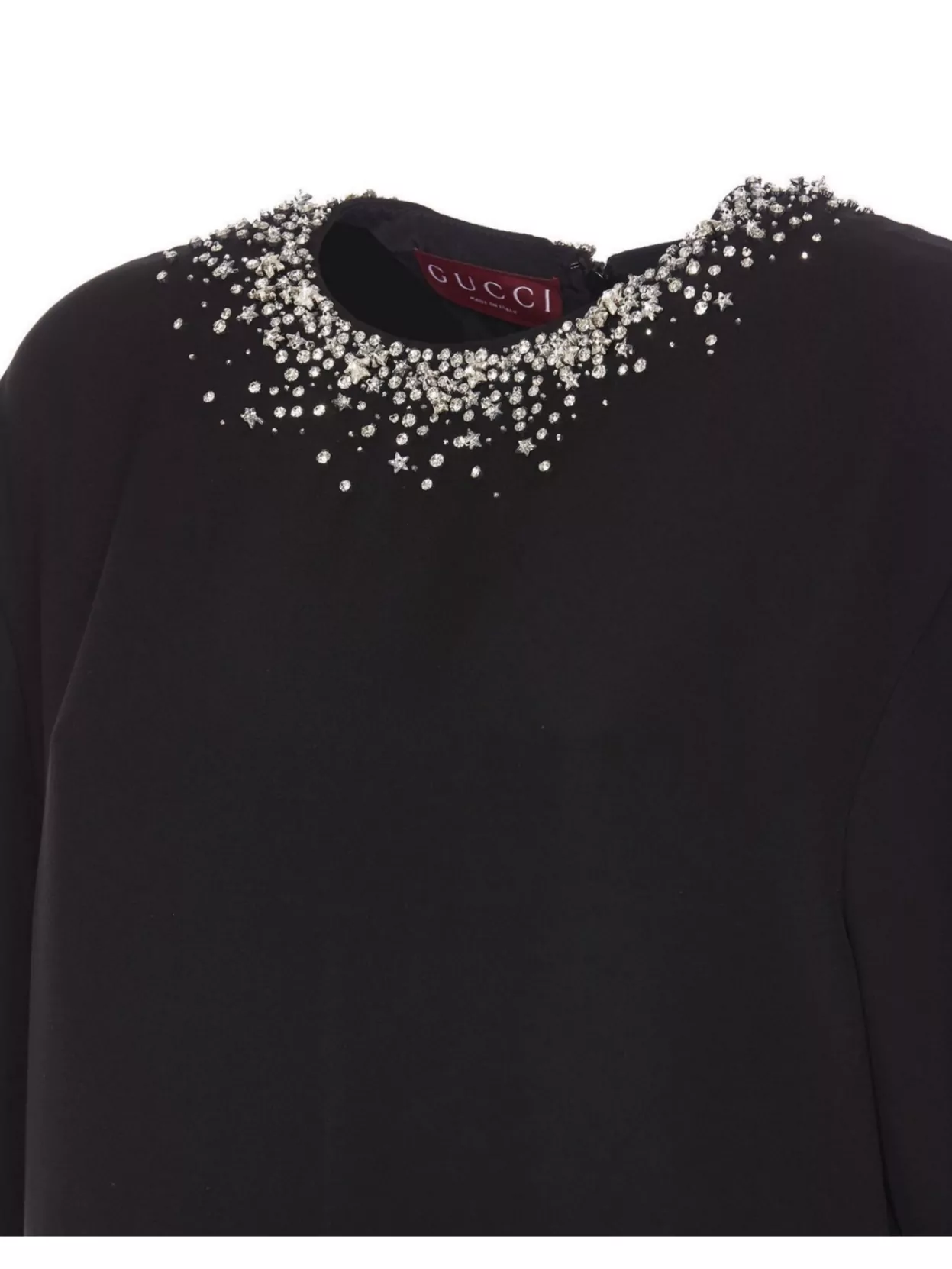 Gucci Embellished Crewneck Star Dress