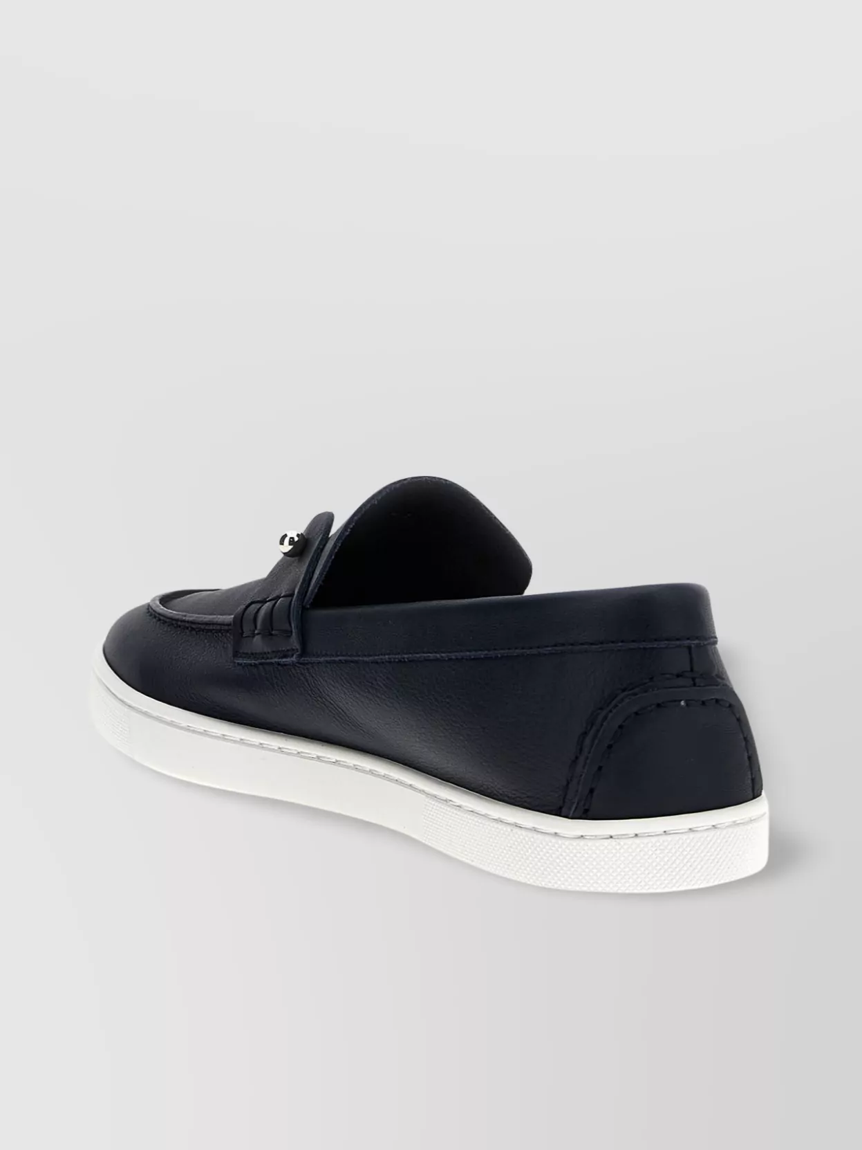 Christian Louboutin Boat Round Toe Metal Hardware Loafers