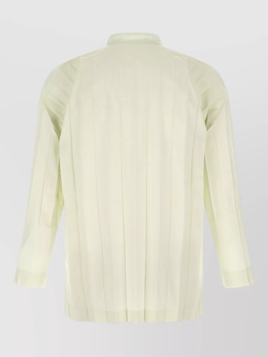 Homme Plisse Issey Miyake Pleated Long-Sleeve Shirt