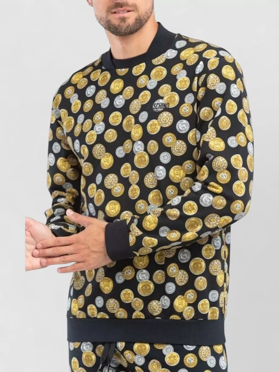 Moschino Cotton Sweatshirt Jacket