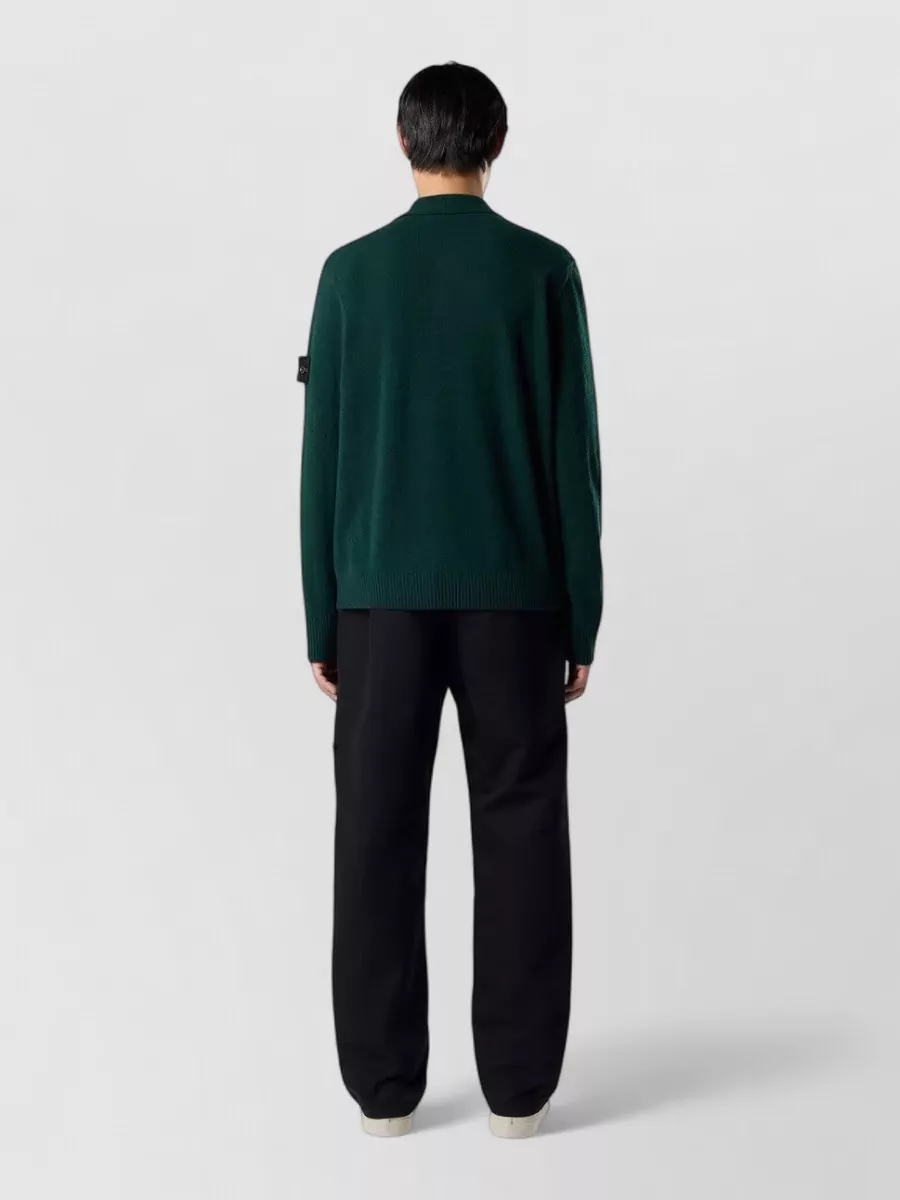 Stone Island Wool Polo Sweater