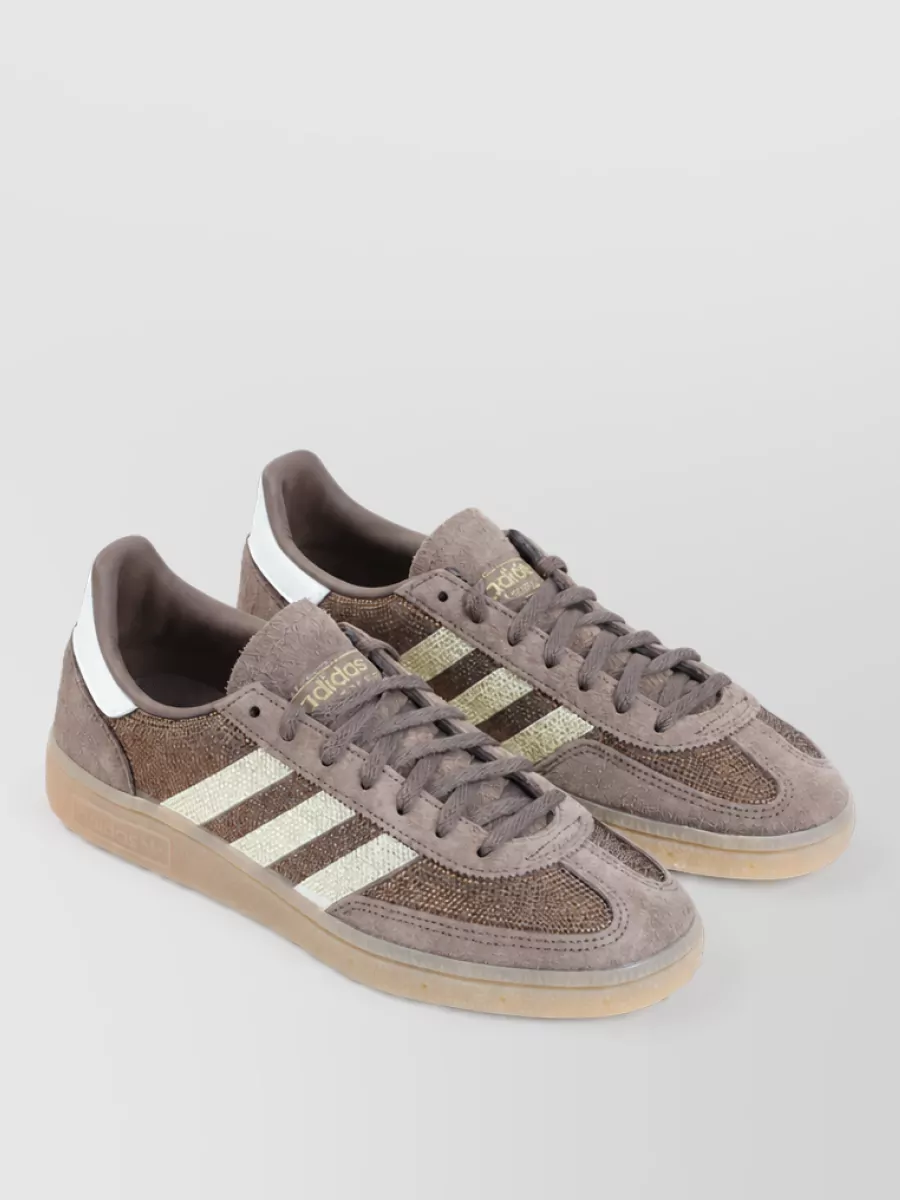 Adidas leather lace-up sneakers