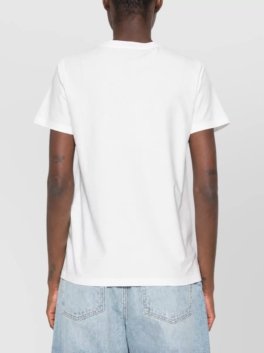 Max Mara Logo Print Crew Neck Short Sleeve T-Shirt