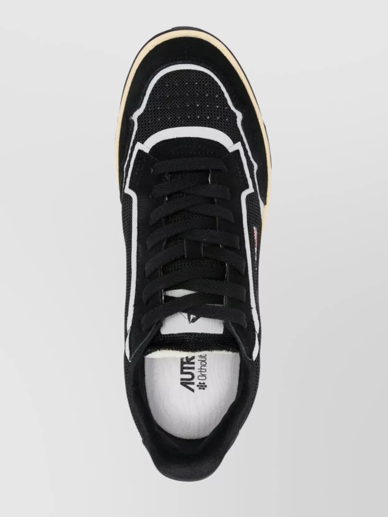 Autry Wildpace Nubuck And Rubber-trimmed Suede And Mesh Sneakers In Black