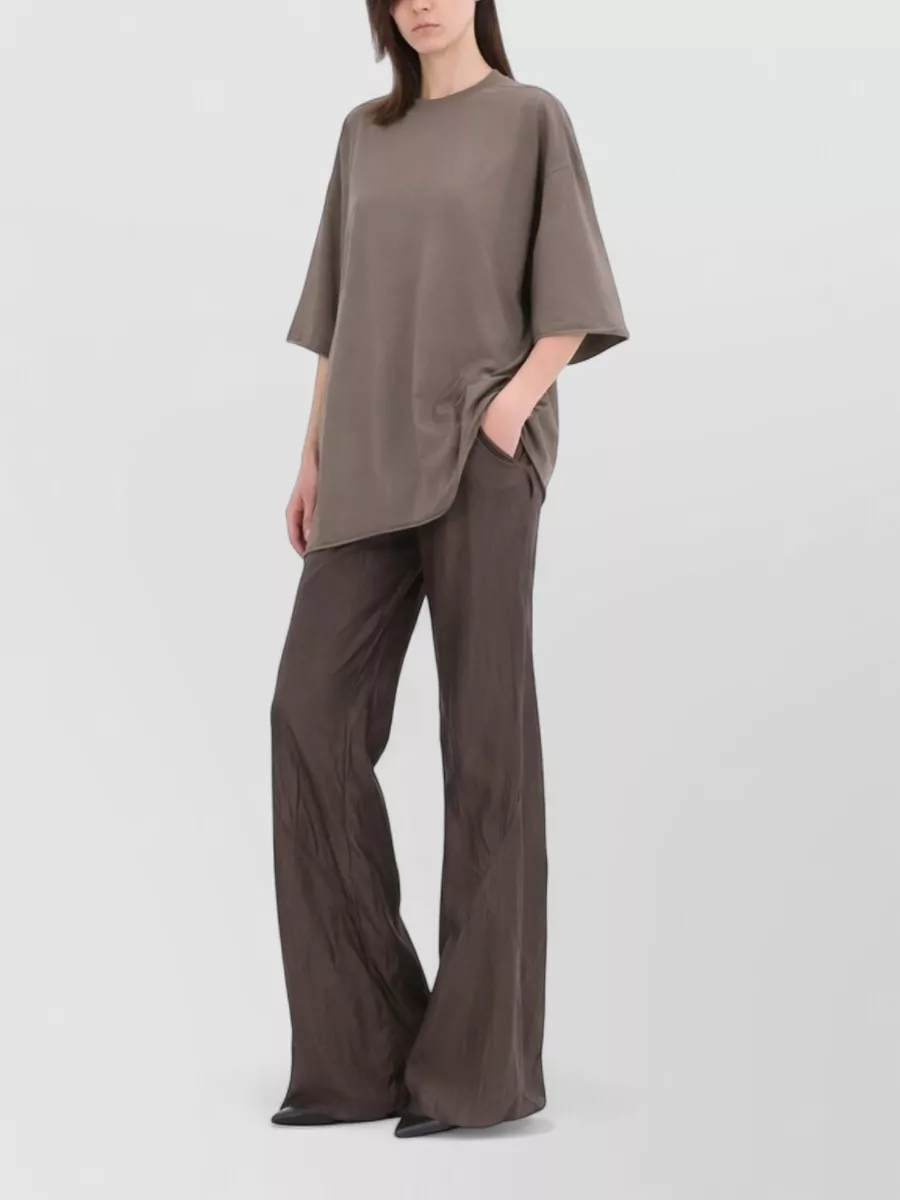 Rick Owens Tommy T Oversized Crew Neck Top