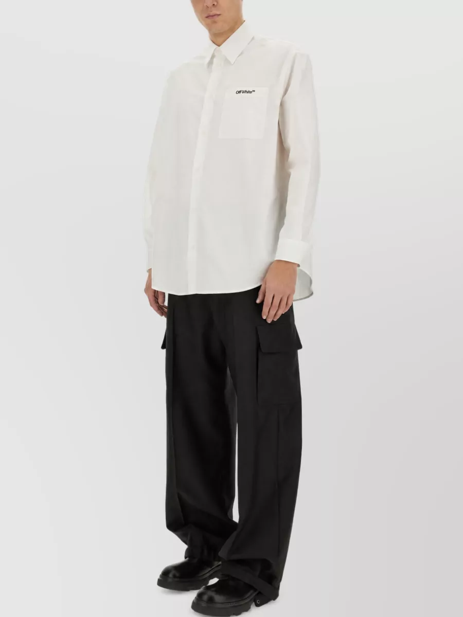 Off-White oversized cotton shirt