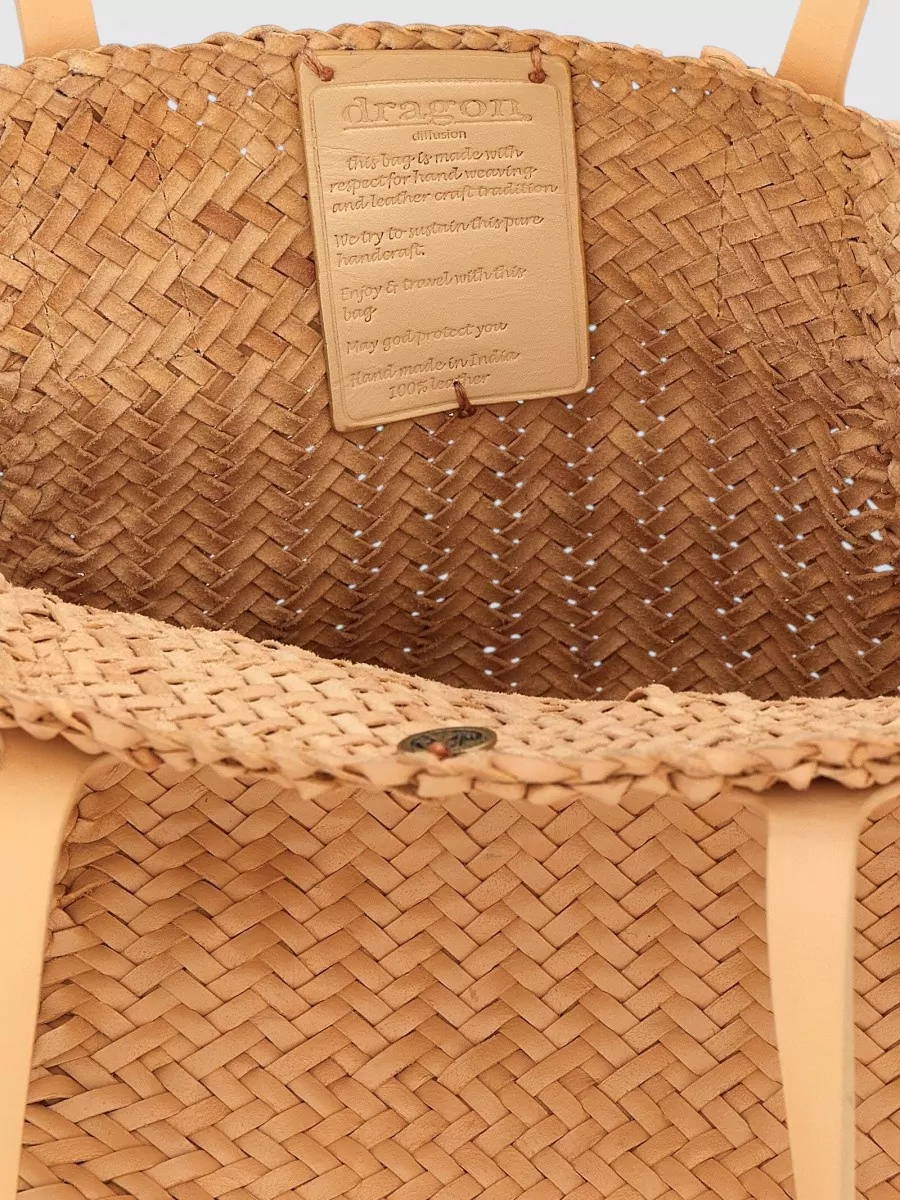 Dragon Diffusion Na Maxi Leather Beach Bag