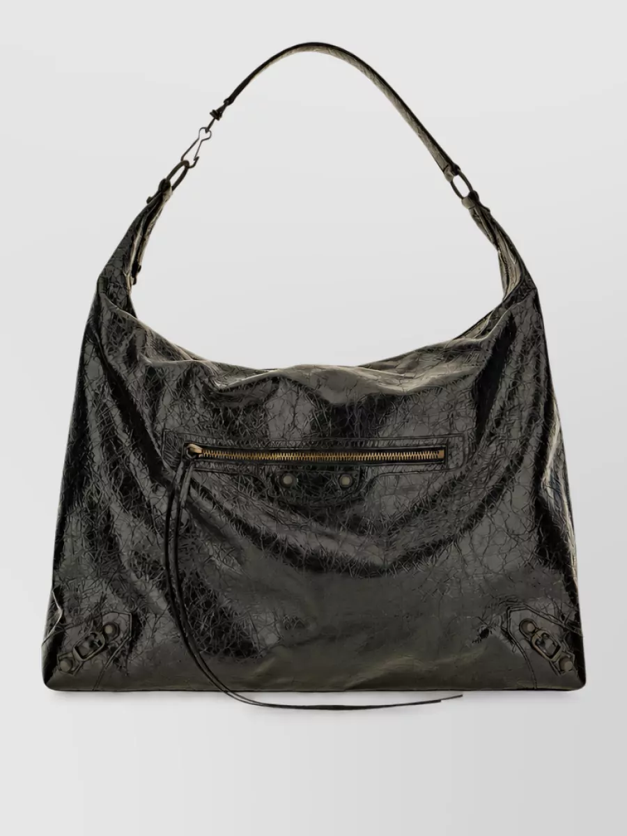 Balenciaga le city large leather shoulder bag