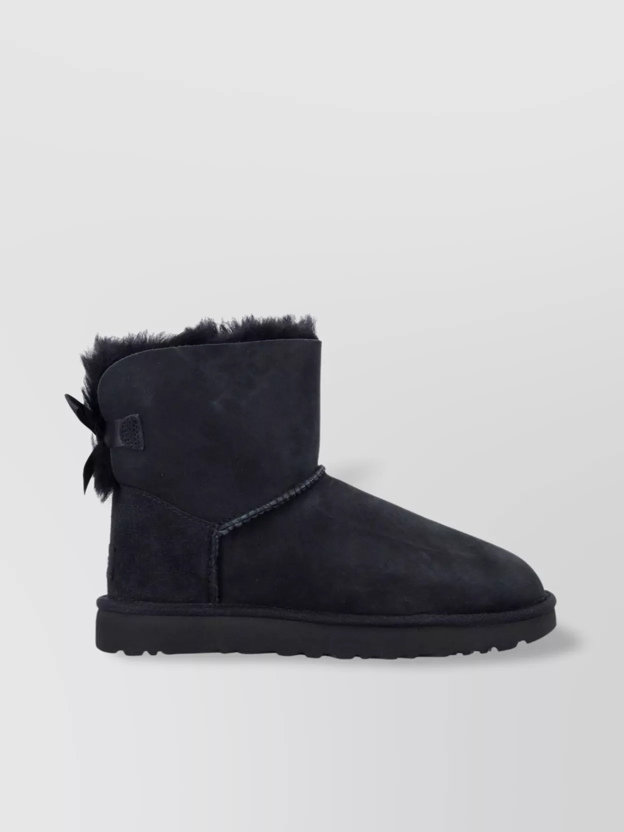 Ugg Mini Boots With Fixed Bow Detail