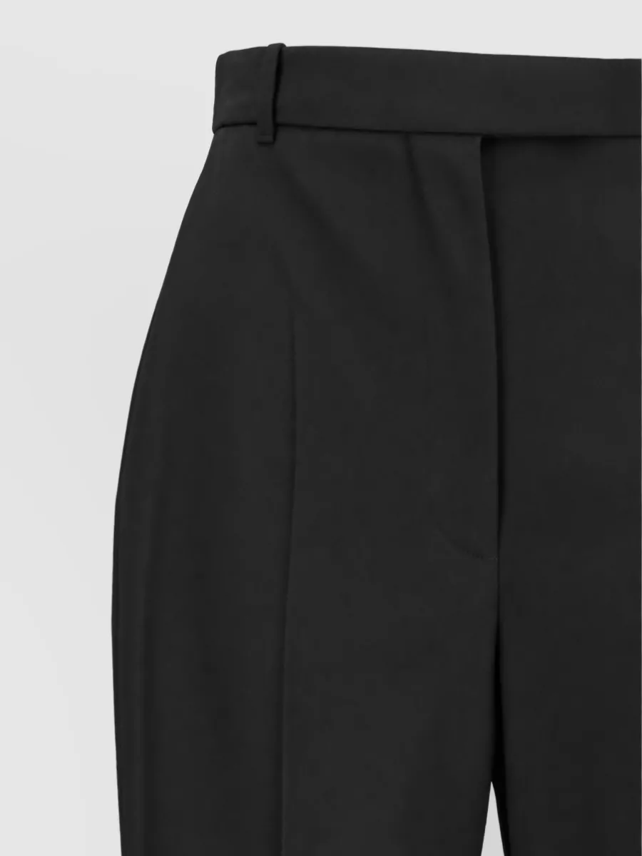 Alexander Mcqueen Cotton Straight-Leg Tailored Trousers