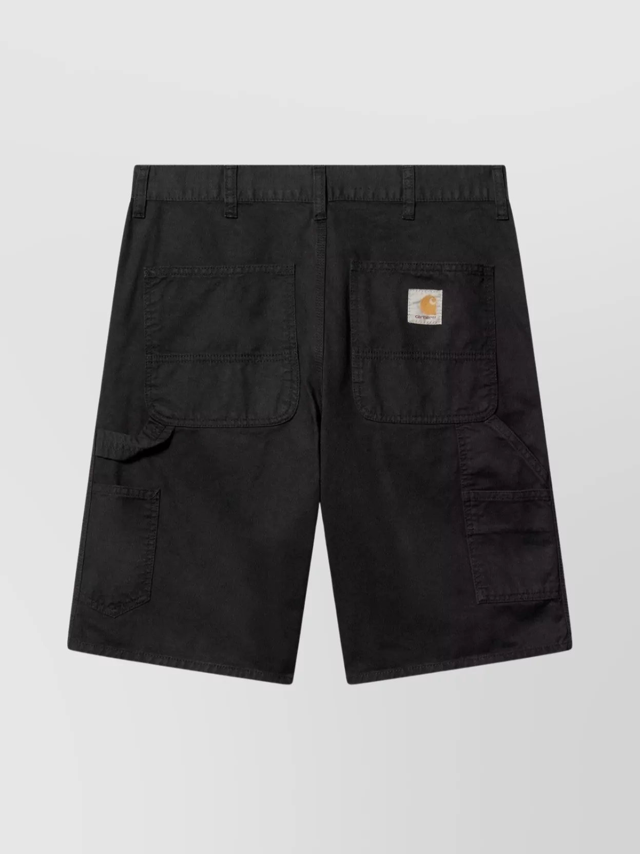 Carhartt Knee Short With Belt Loops And Multiple Pockets In Black