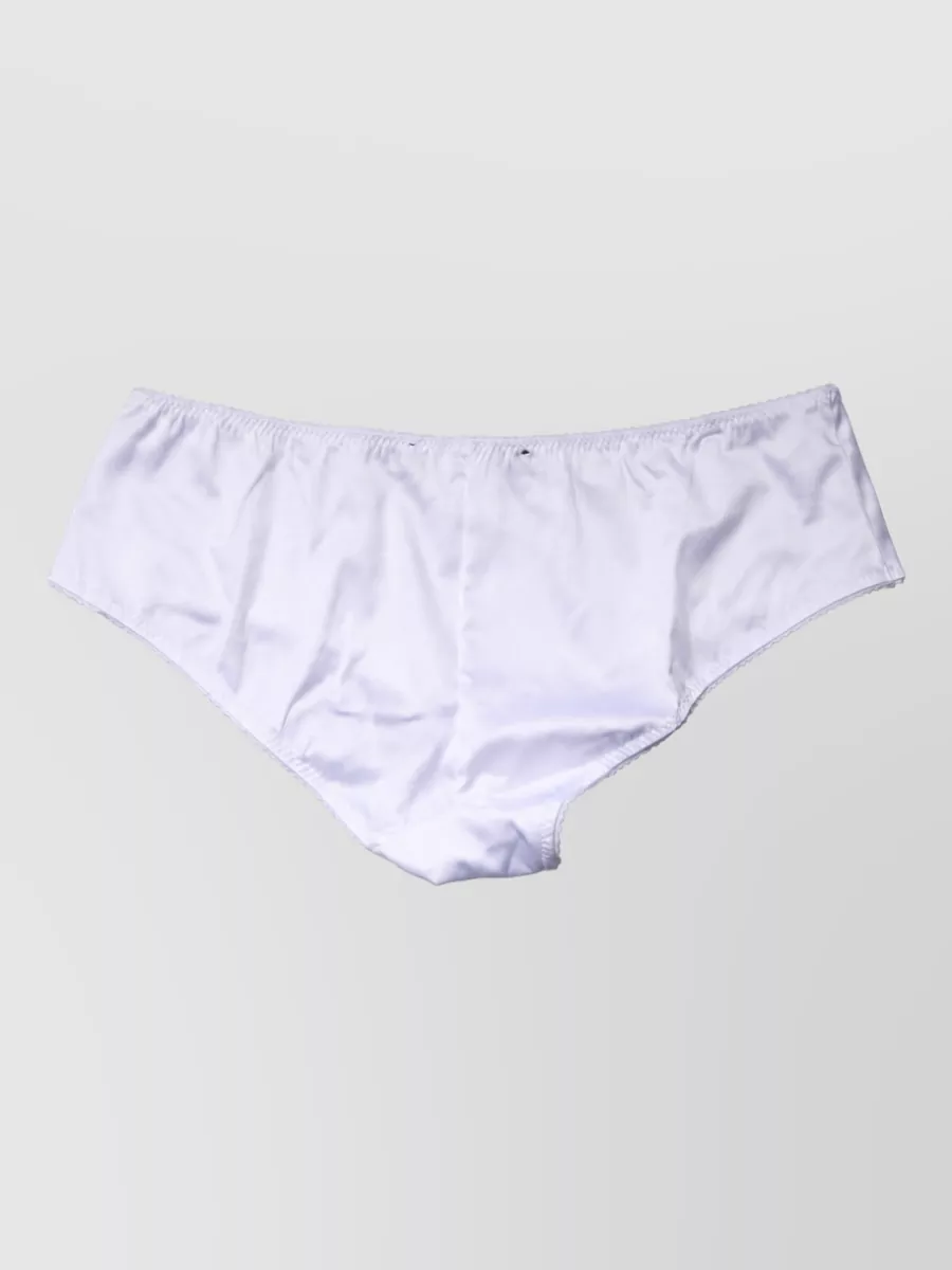 Dolce&Gabbana Silk Stretch Mid-Rise Briefs