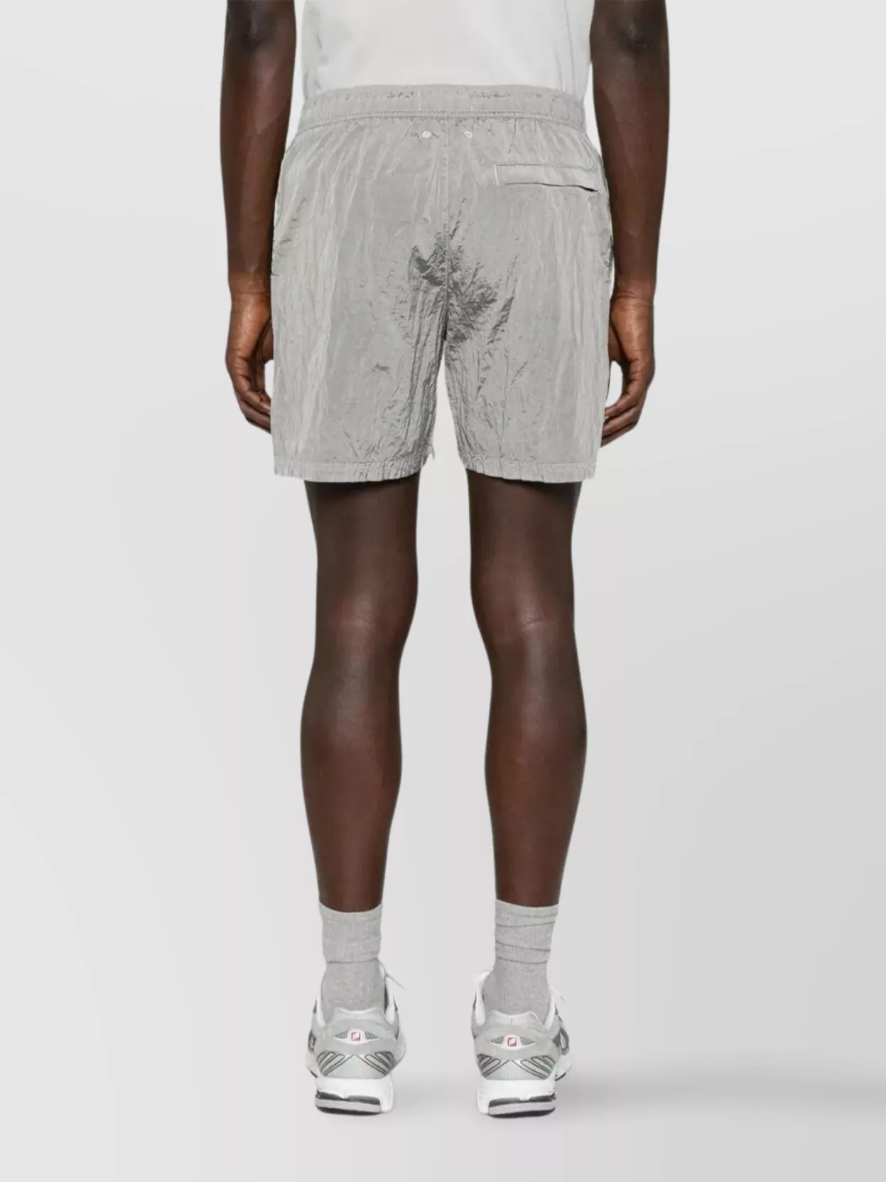 Stone Island Swim Shorts In Econyl® Nylon Metal