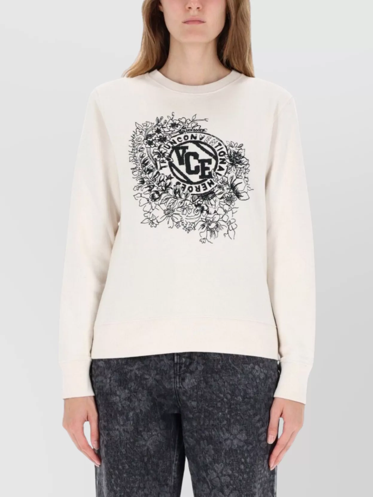 Golden Goose Graphic Print Crew Neck Knitwear