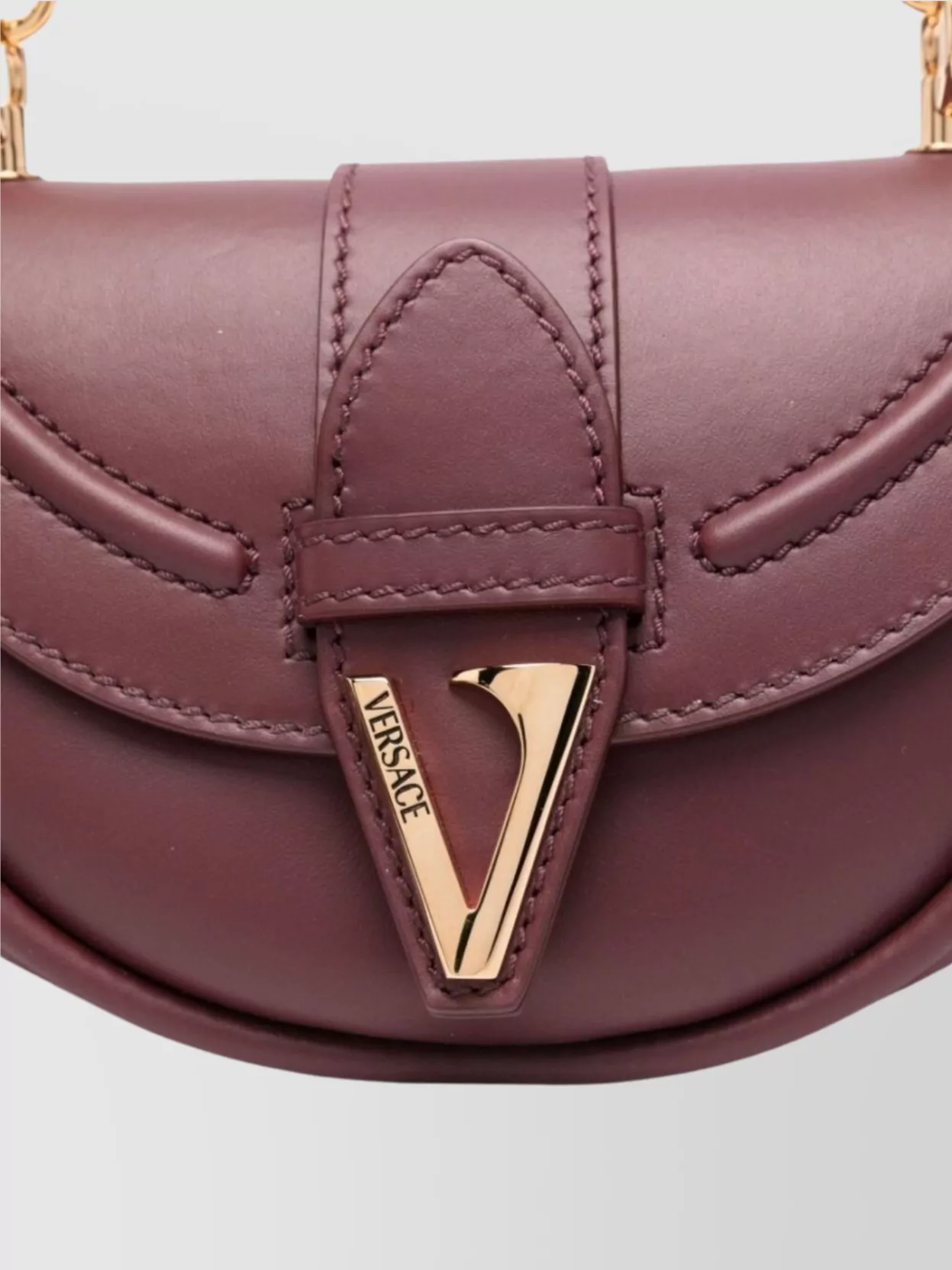 Versace Shoulder Bag With Detachable Strap And Handle