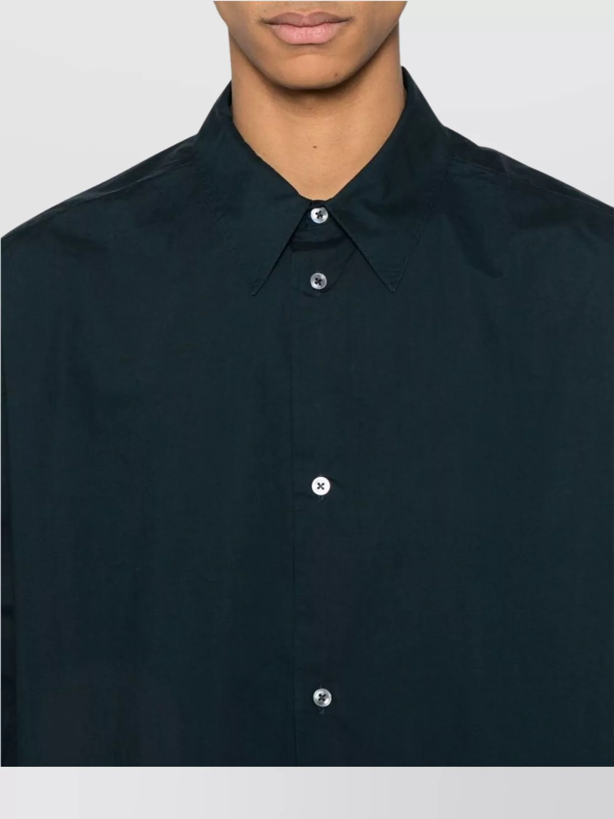 Studio Nicholson Button-Down Collar Shirt With Chest Pocket