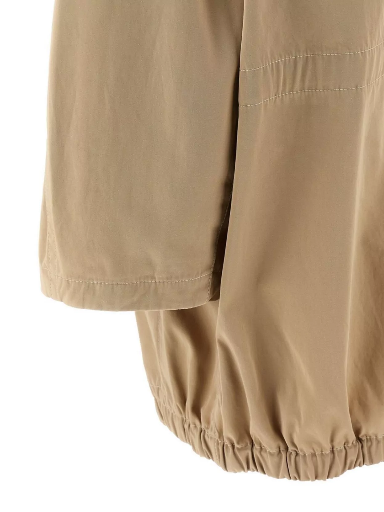 Lemaire Cotton Parka With Drawstring And Elasticated Hem