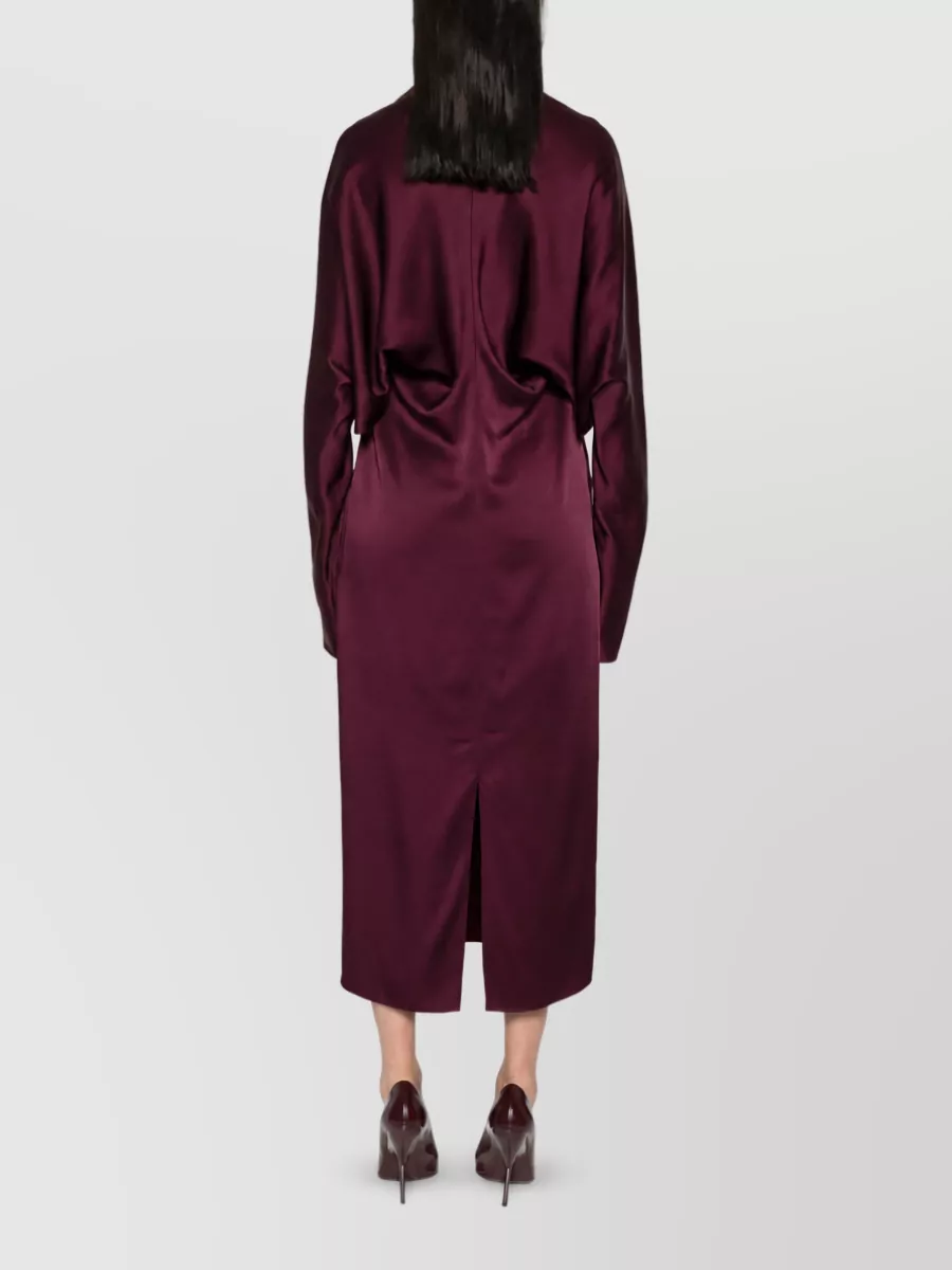 Stella Mccartney Midi Dress Keyhole Neckline Side Cutouts