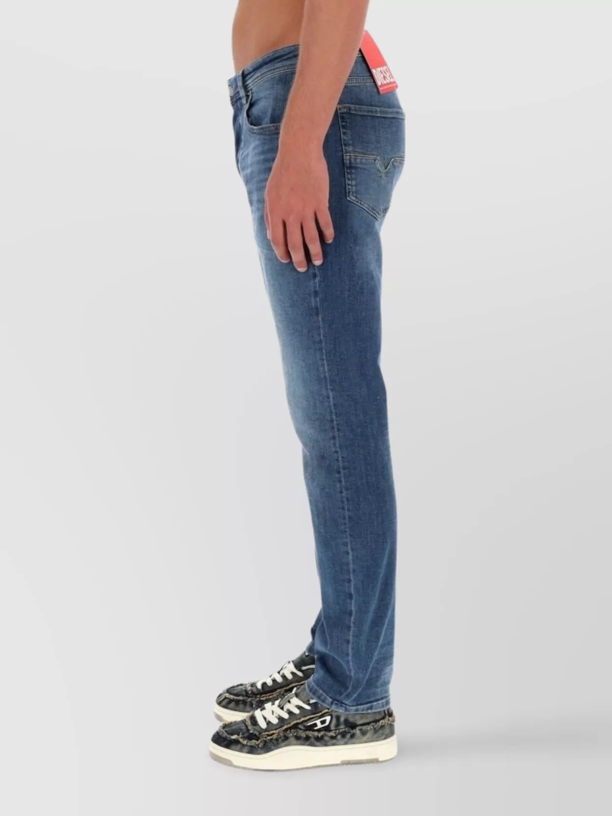 Diesel Faded Denim Five-Pocket Design