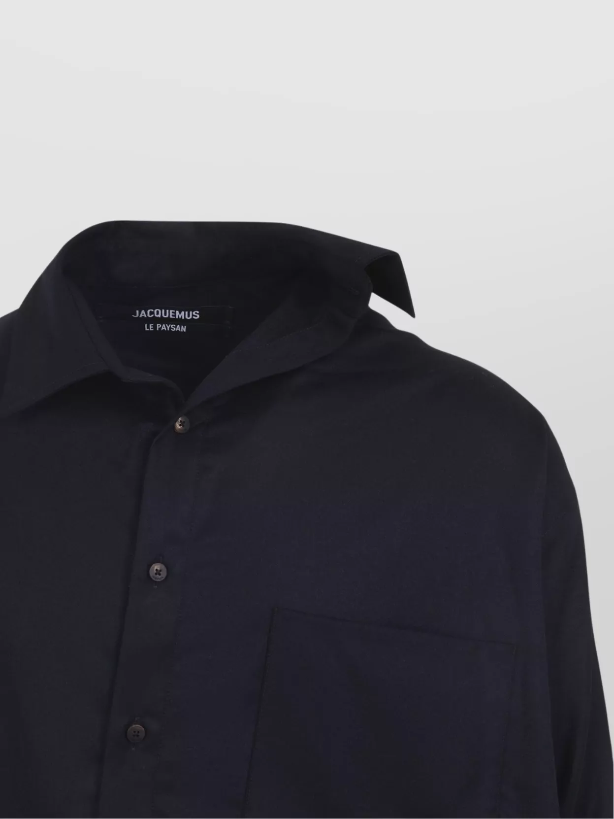 Jacquemus Long Sleeve Checkered Shirt Chest Pocket