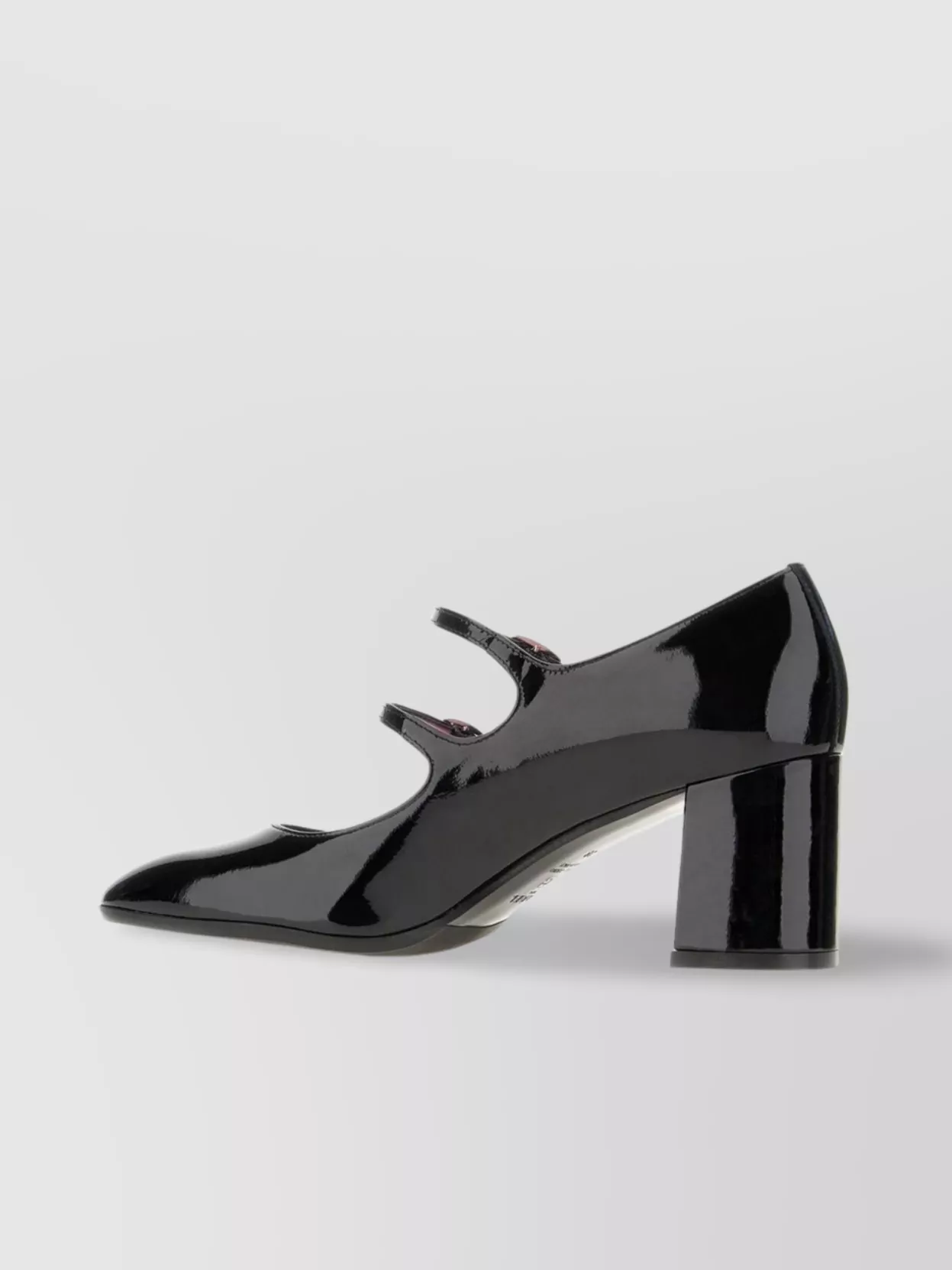 CAREL DOUBLE STRAP BLOCK HEEL PUMPS