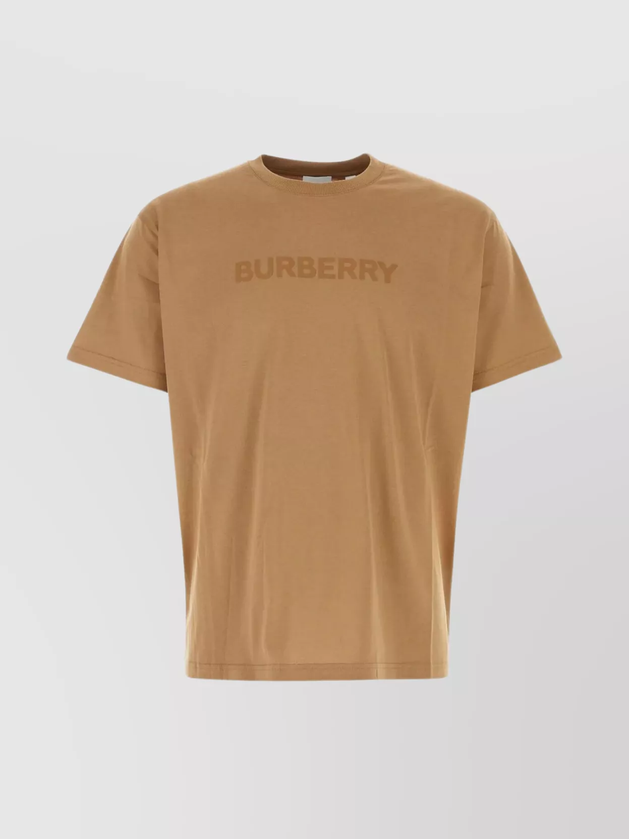Shop Burberry Comfortable Loose-fit Cotton T-shirt In Beige