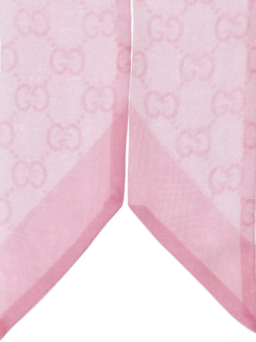Gucci Floral-Print Silk Scarf