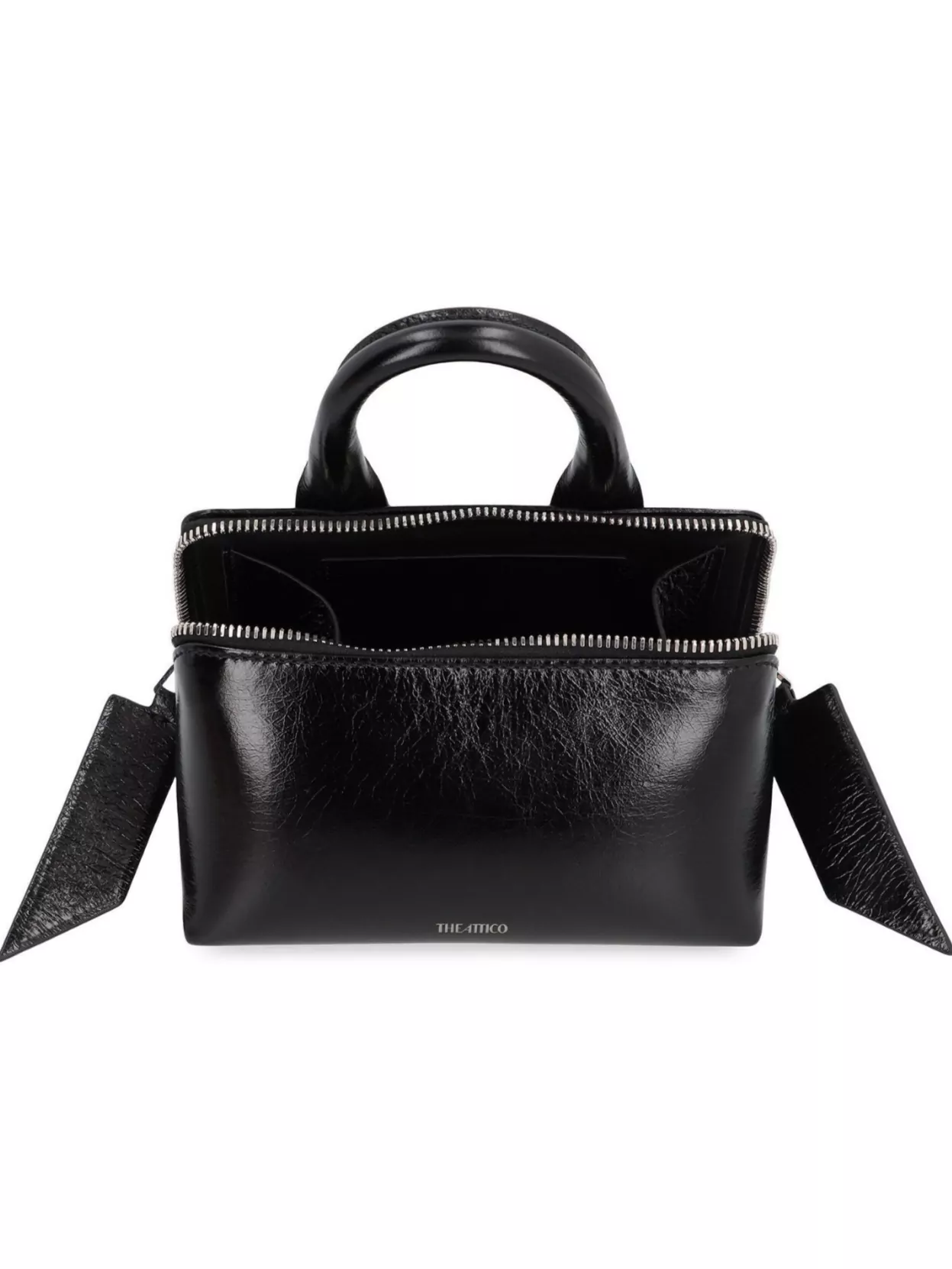 The Attico Friday Mini Leather Shoulder Bag
