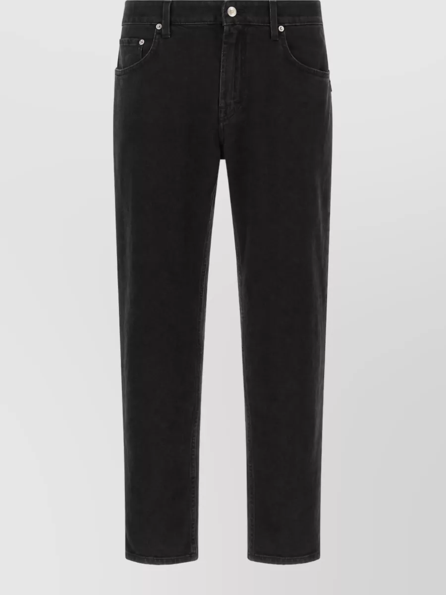 Department 5 Denim Cropped Straight-Leg Jeans