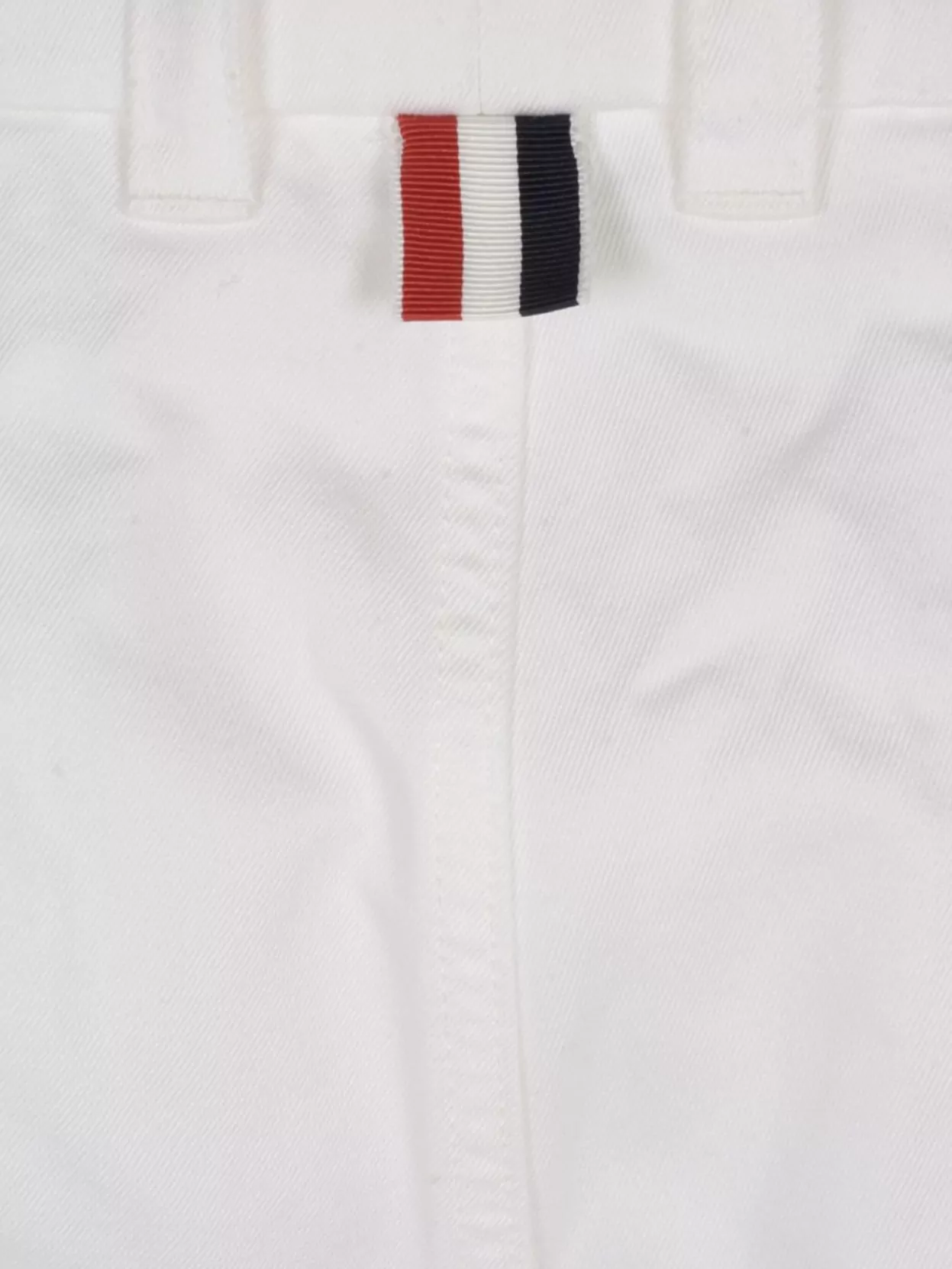 Thom Browne Cotton Trousers Straight Leg Back Pockets