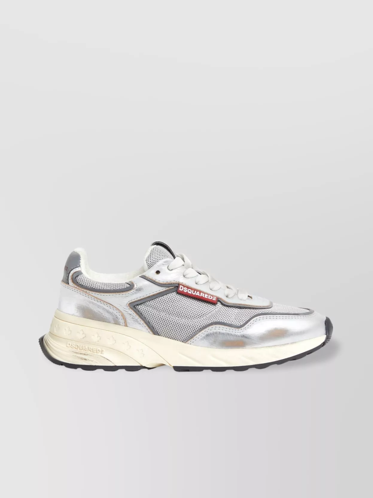 Dsquared2 Modern Sneakers With Leather And Mesh