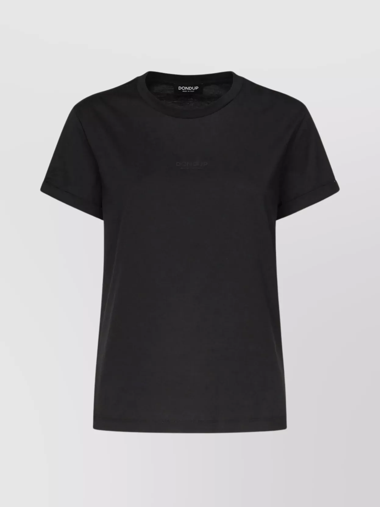 Dondup Regular Fit T-shirt With Logo In Black