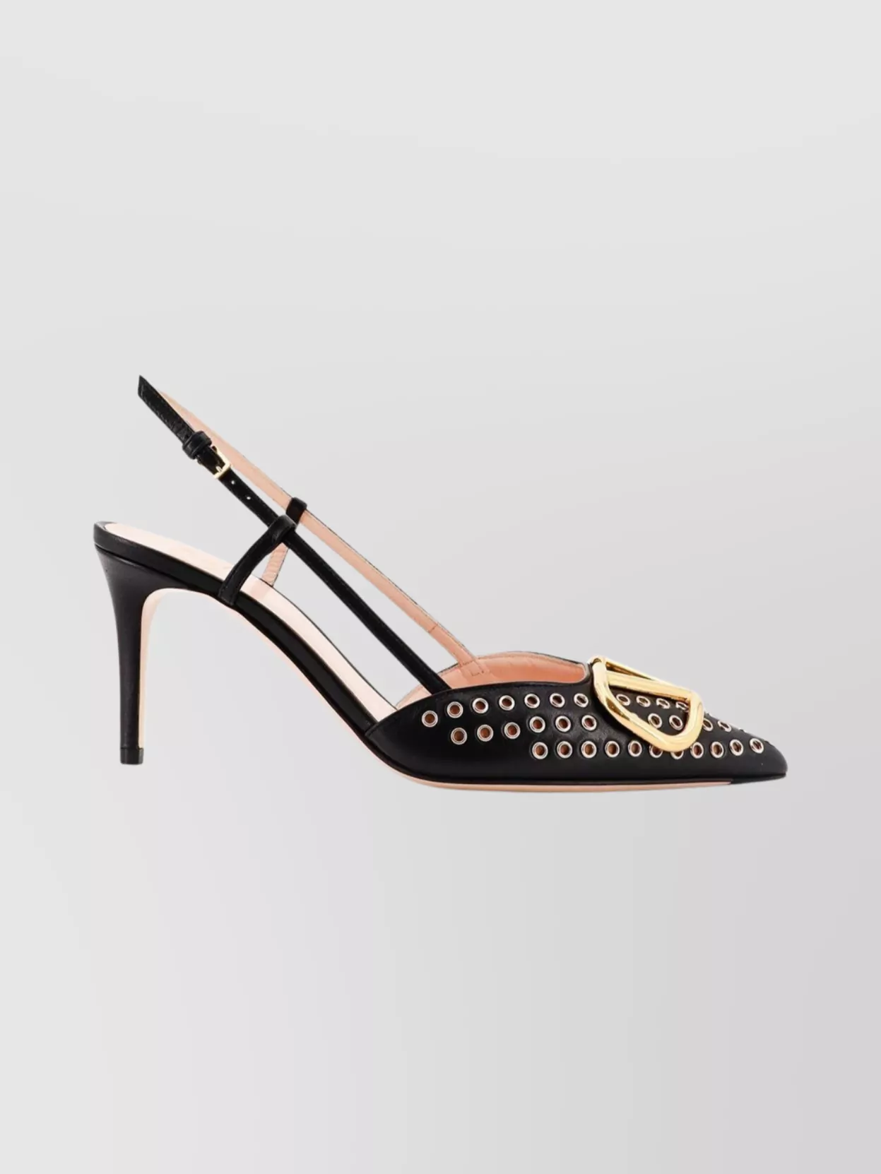 Valentino Garavani Leather Slingback Pointed Toe Pumps