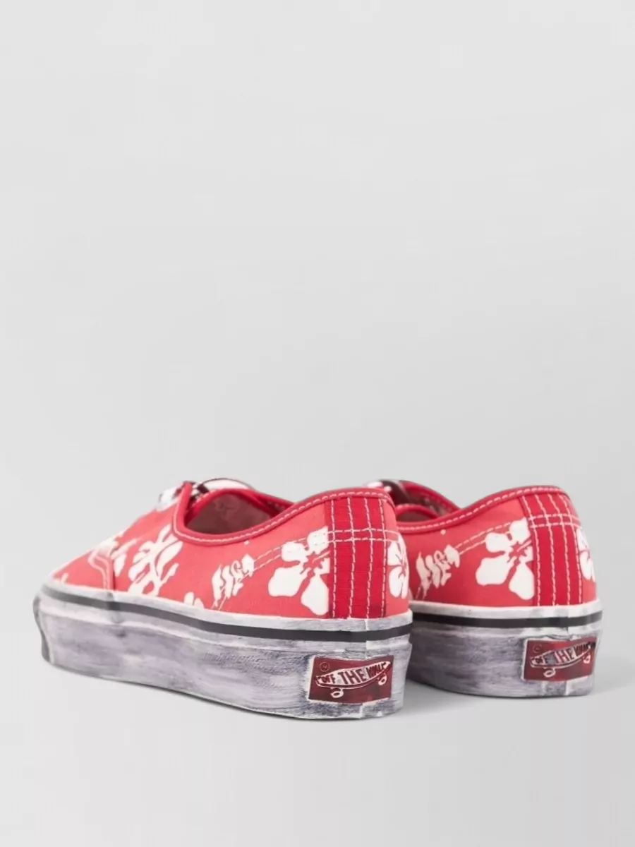 Vans Floral-Print Canvas Low-Top Sneakers
