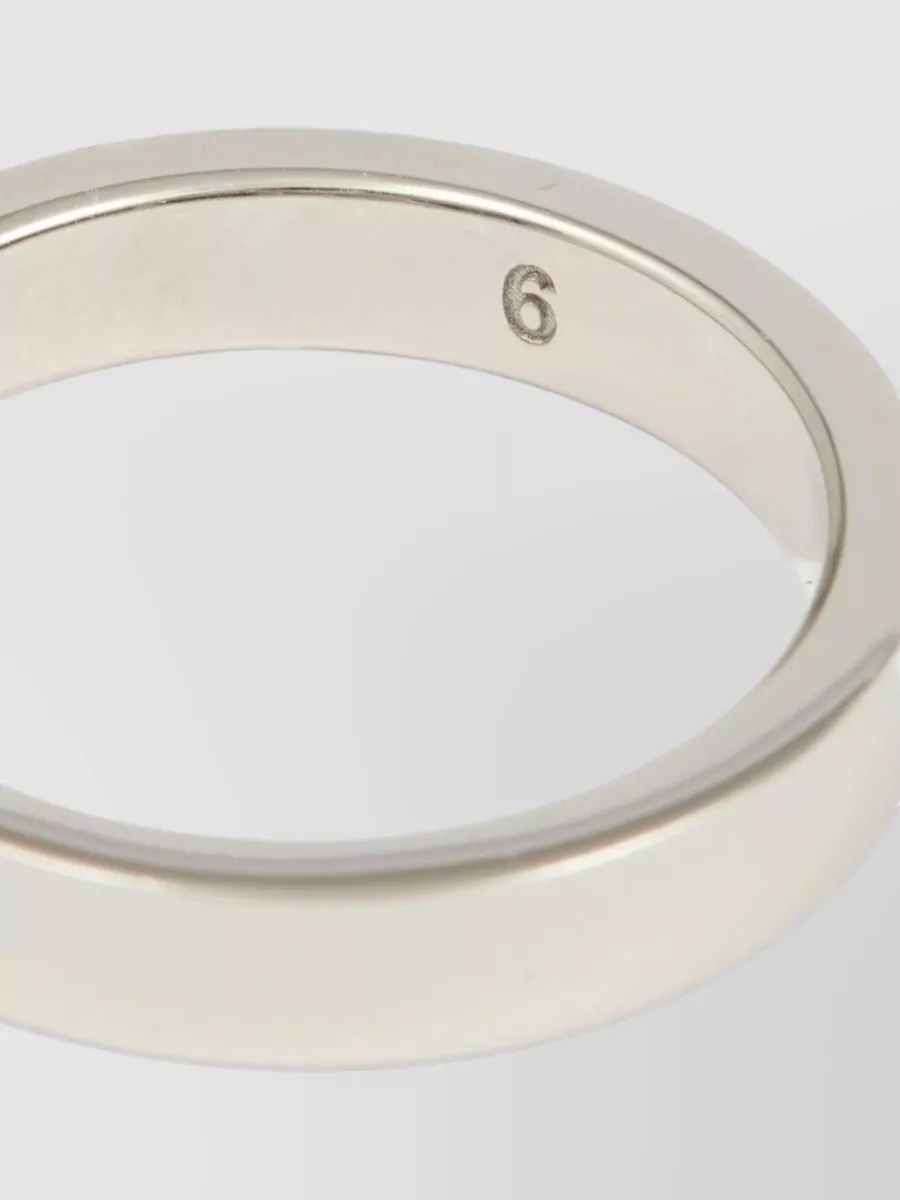 Maison Margiela Silver Logo Ring