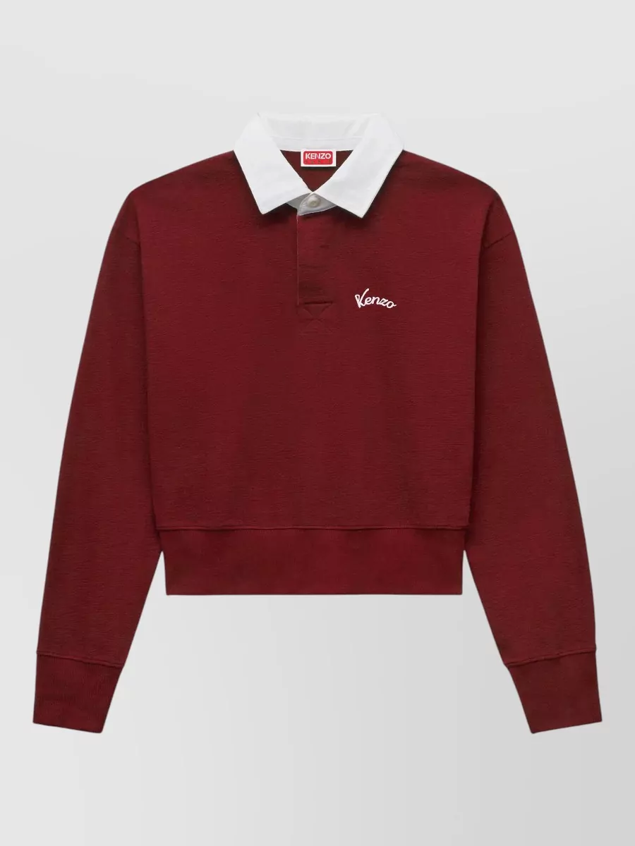 Kenzo cotton short-sleeve polo shirt
