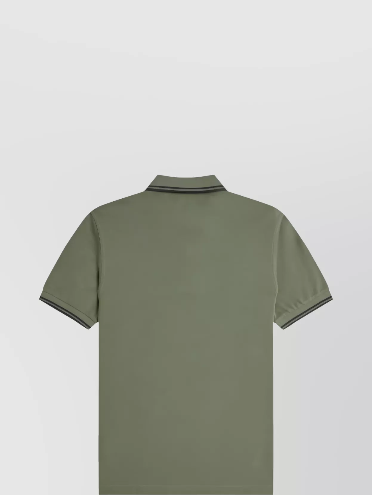 Fred Perry Polo Shirt With Ribbed Cuffs And Short Sleeves