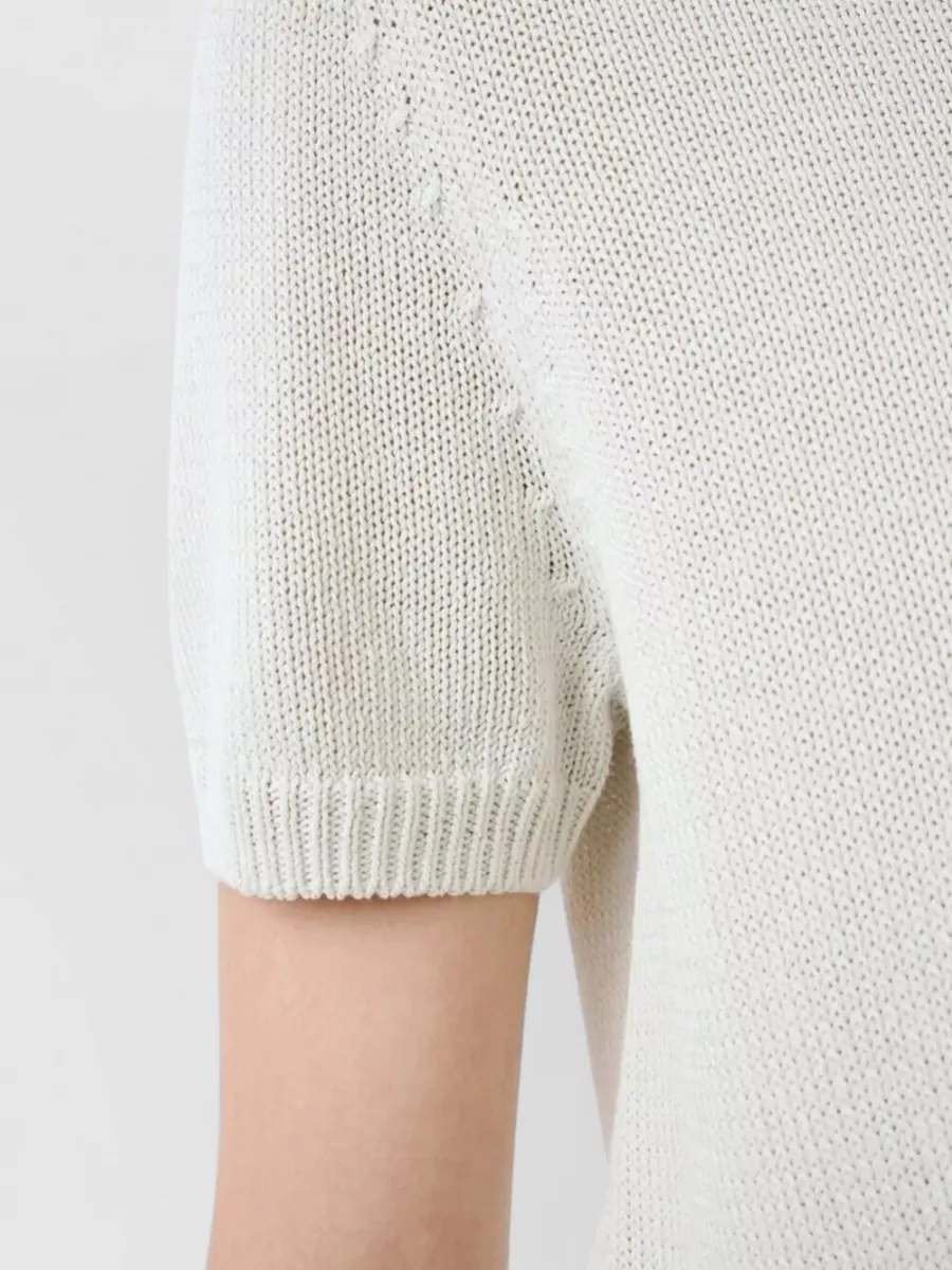 Studio Nicholson Short-Sleeve Knitted Top