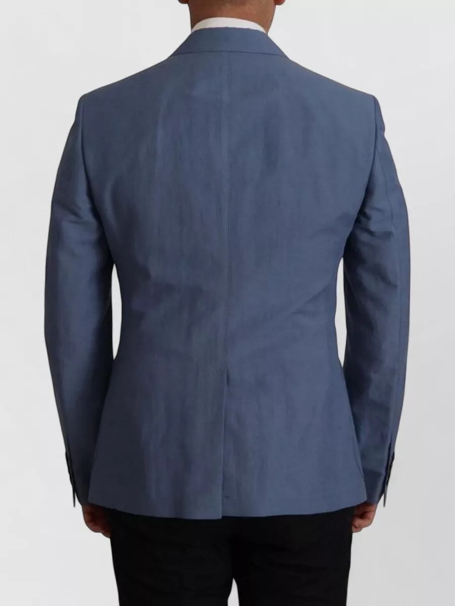 Dolce&Gabbana Linen Single Breasted Blazer