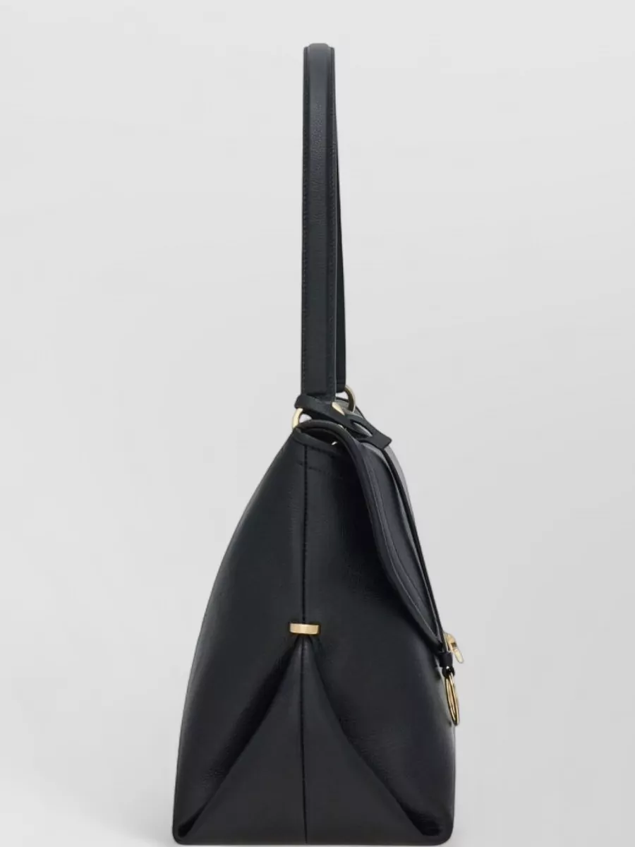 Ferragamo Calfskin Leather Shoulder Bag