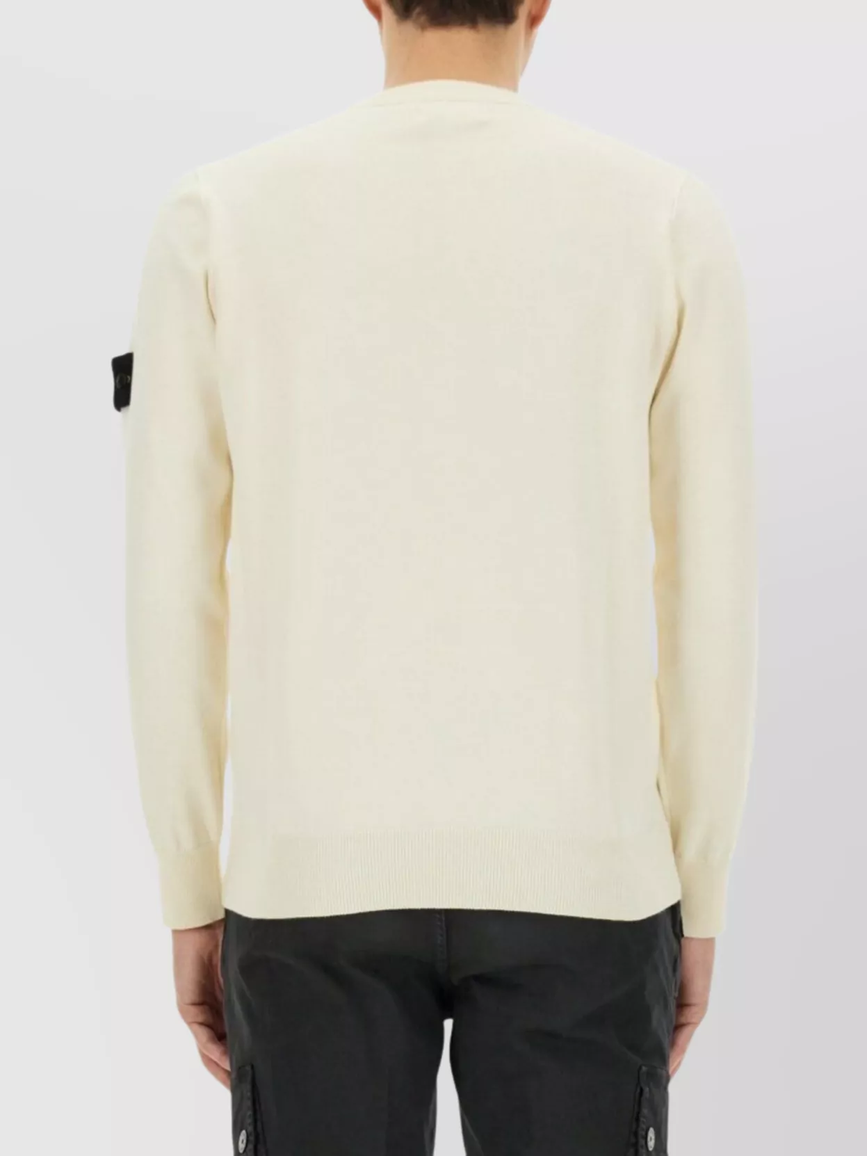 Stone Island Logo Crew Neck Sweater
