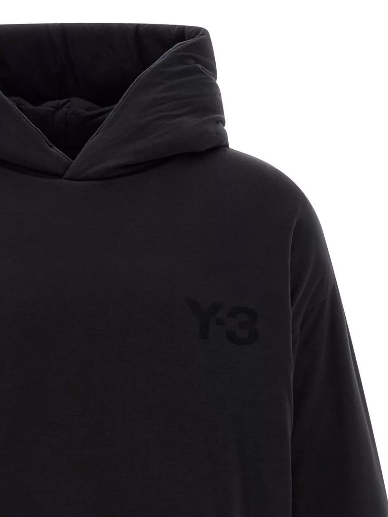 Y-3 Padded Hoodie With Hood And Long Sleeves