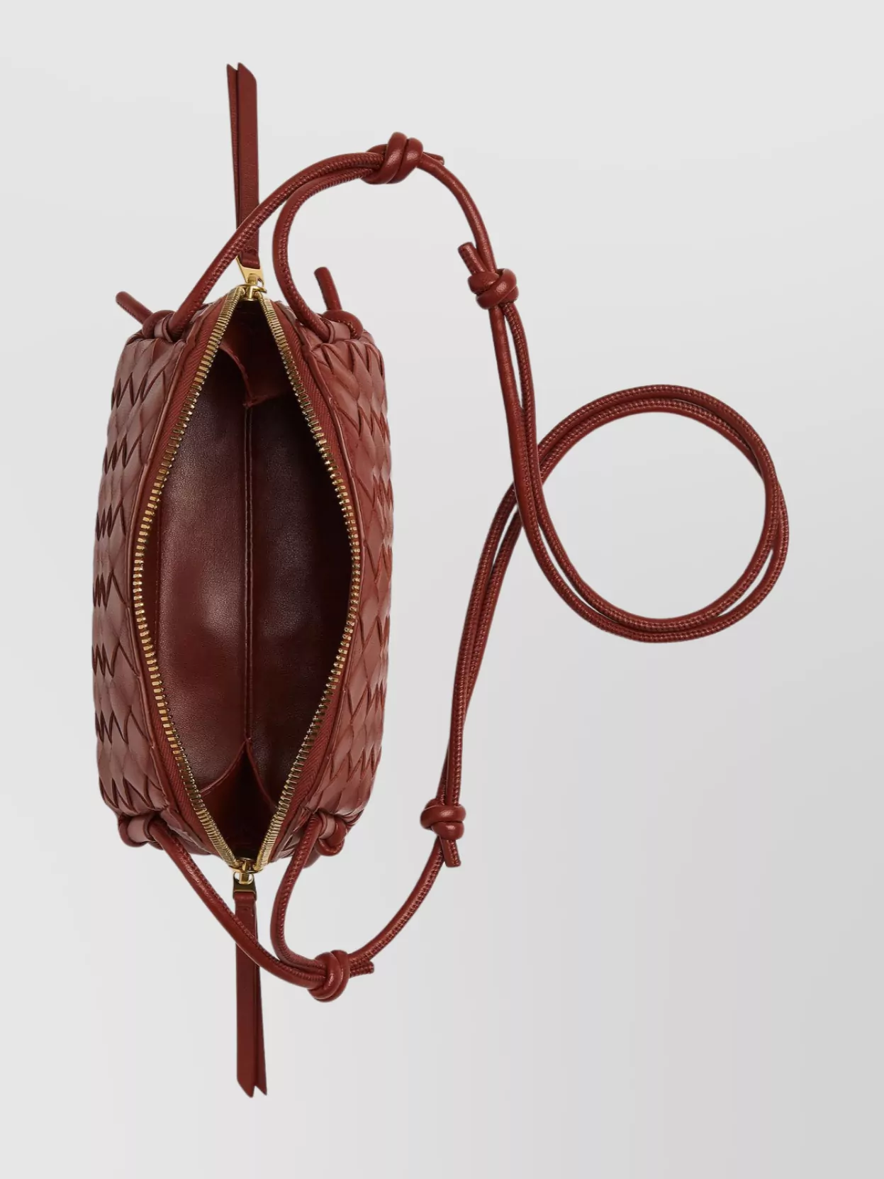 Bottega Veneta Woven Knots Shoulder Pouch