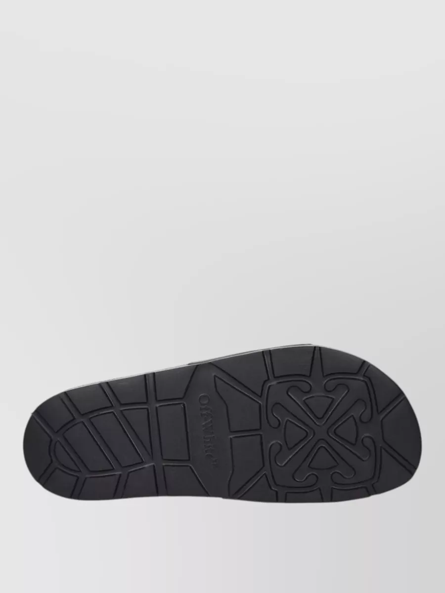 Off-White Cotton Slides