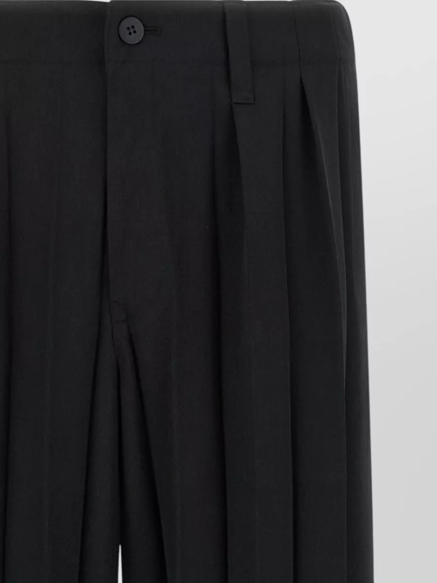 Homme Plisse Issey Miyake Pleated Wide-Leg Trousers
