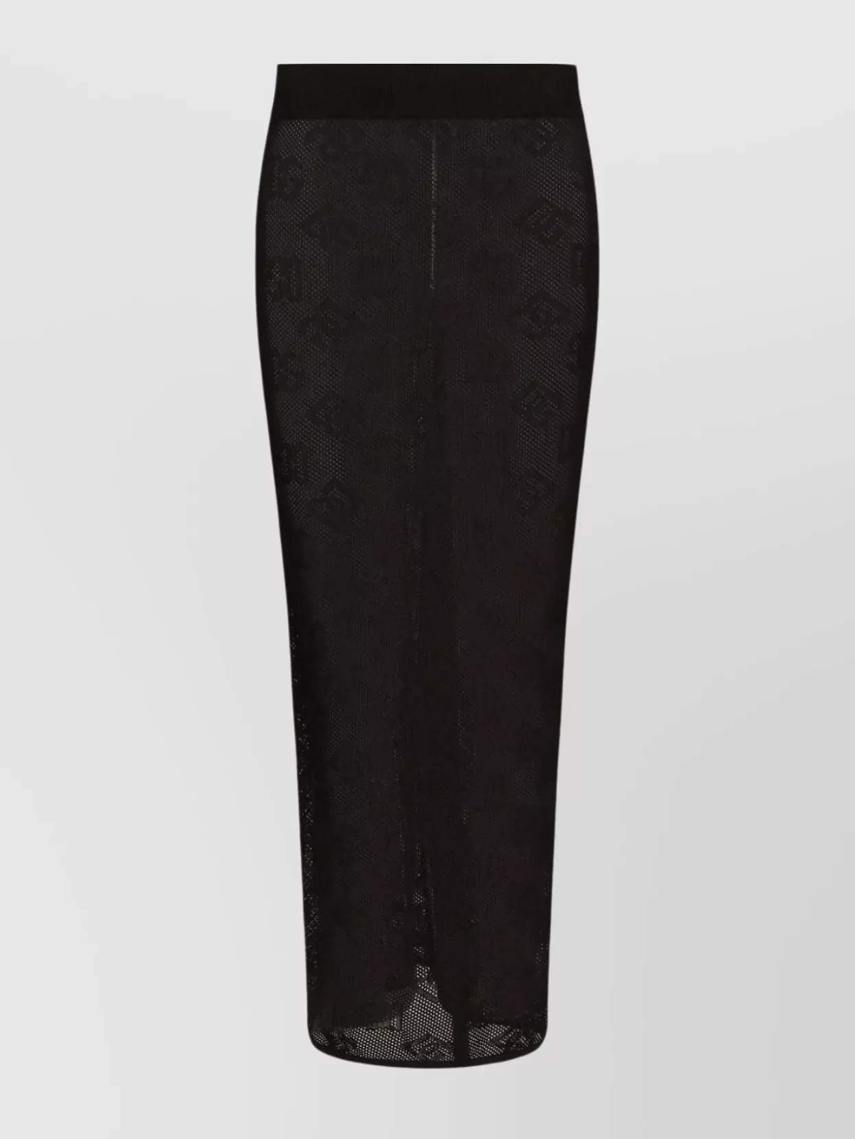 Shop Dolce & Gabbana Logo Jacquard Pencil Skirt