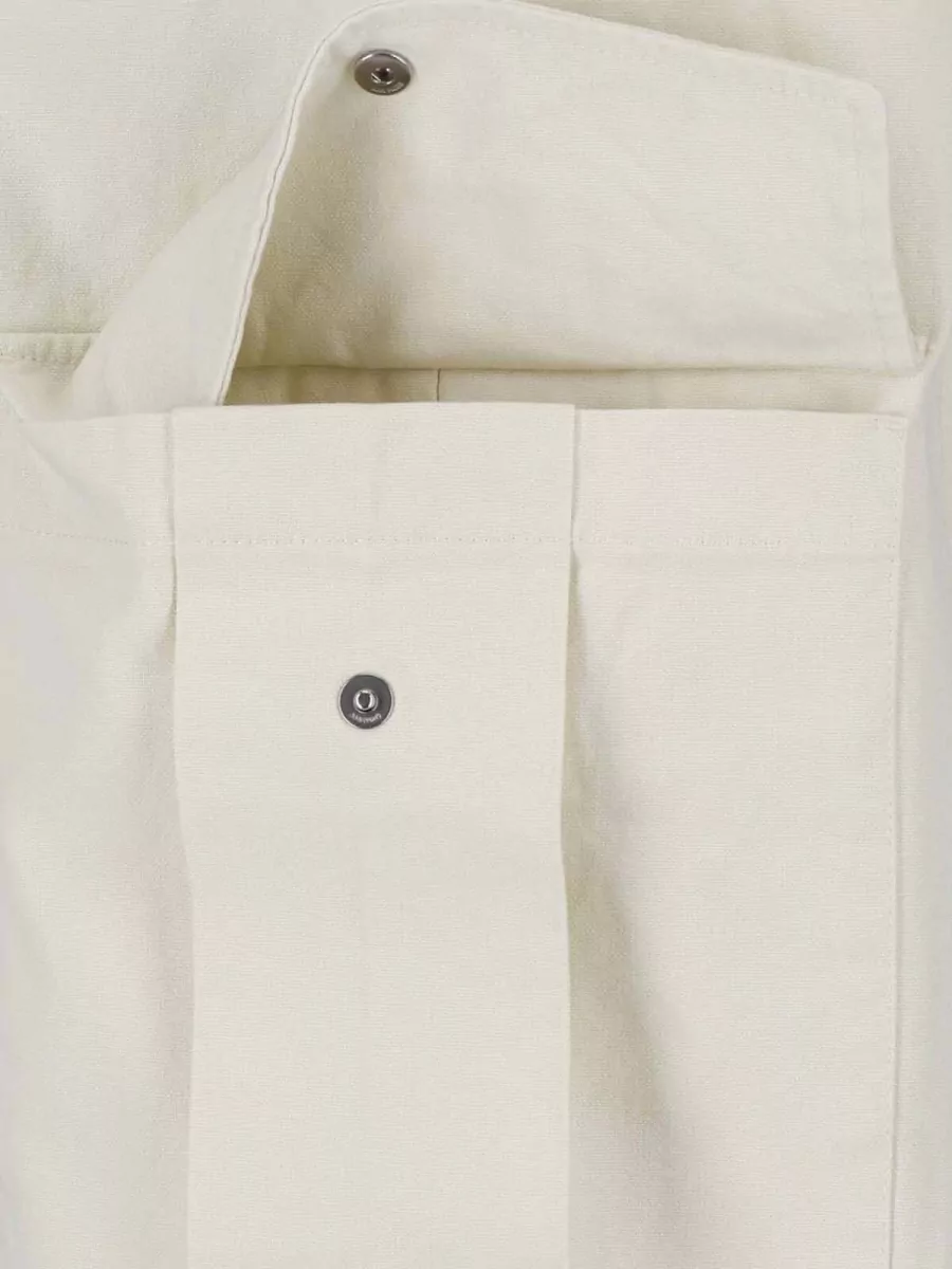 Ami Paris Cotton Straight-Leg Pants