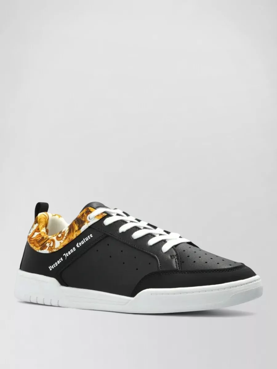 Versace Jeans Couture Leather Low-Top Sneakers